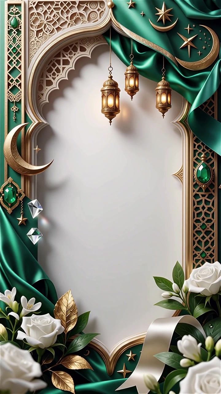 Compleanno del Profeta Maometto Mawlid al-Nabi Sfondo Islamico