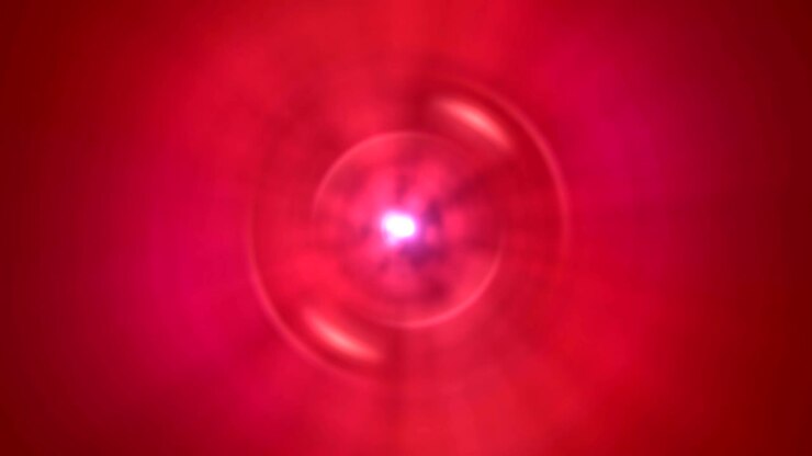 abstract background with center shining light. seamless loop