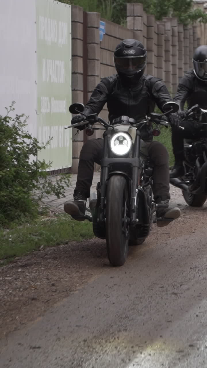 Motorcyclist on the street