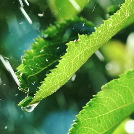 watering the green grass. sparkling water spraying out of sprinkler on the green lawn. summer gardening. slow motion