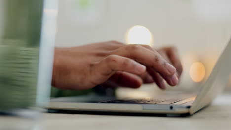 Hands,-person-and-typing-on-laptop-for-planning