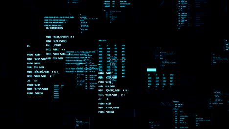 abstract digital background with data flow.