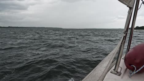 stormy lake and weather in poland