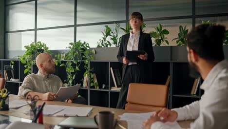 reunión de negocios en la oficina