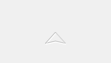 Social media swipe up arrows motion graphics animation. Alpha channel without background. Swipe up animation footage
