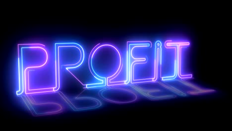 animation depicting the concept of profitablility