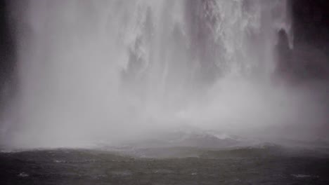 devkun waterfalls in pune closeup view