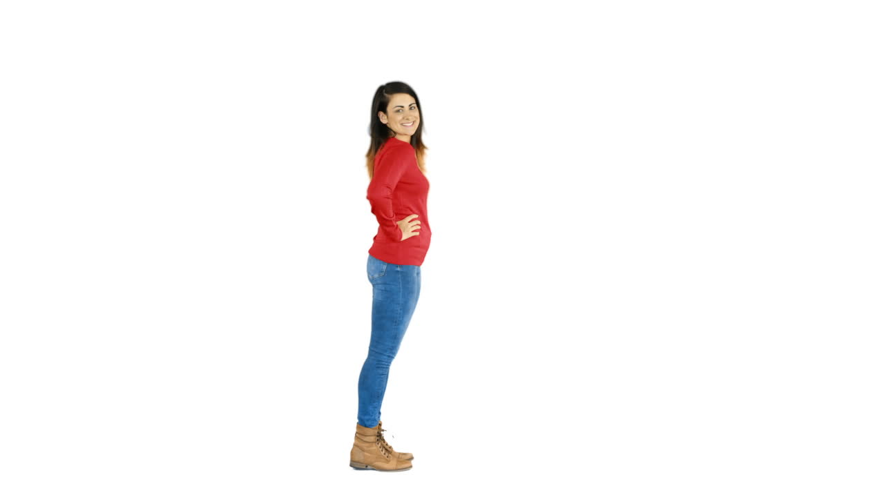 예쁜 갈색은 손 위에 불어