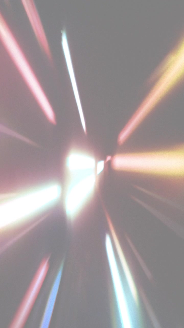 Strisce di Luce Astratte che si Irradiano dal Centro