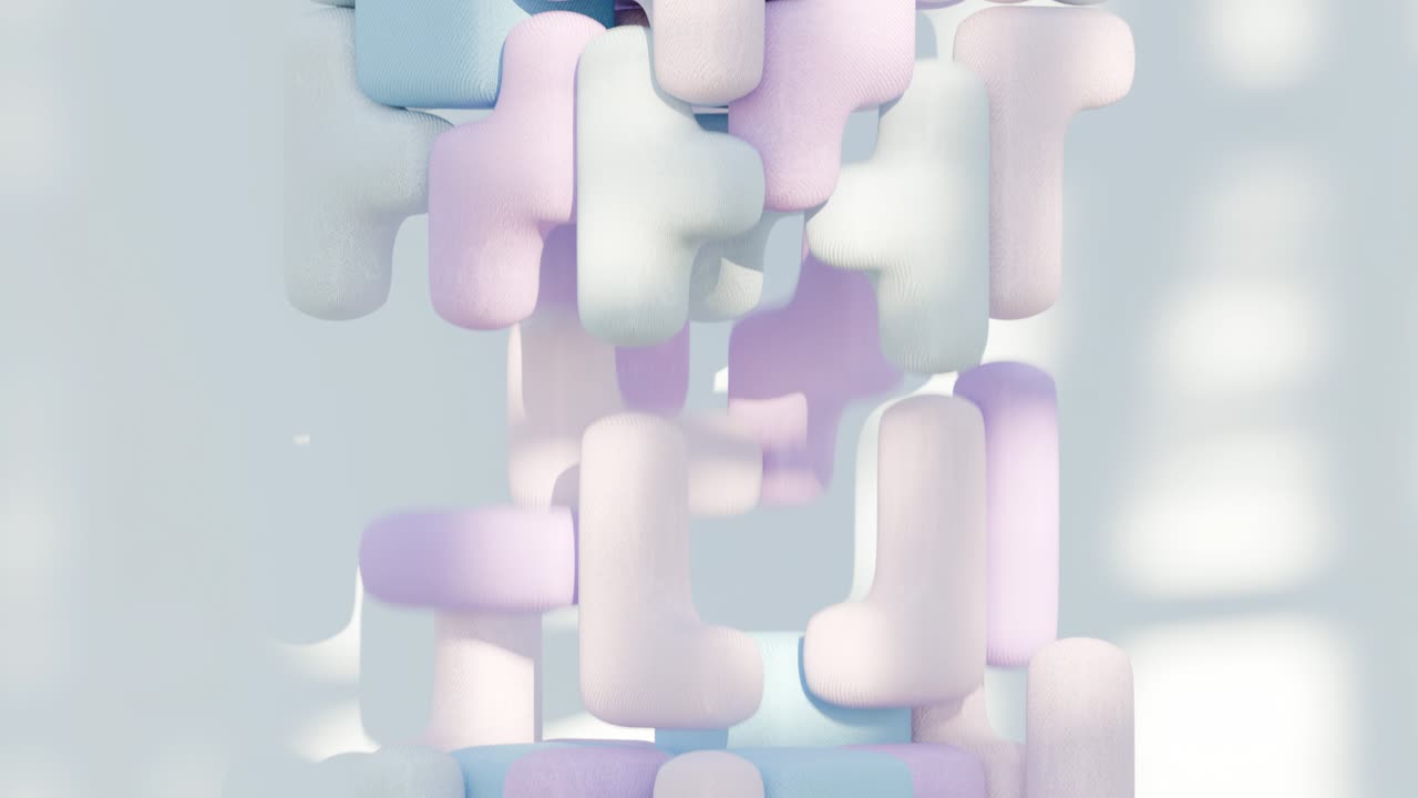 추상적인 파스텔 모양