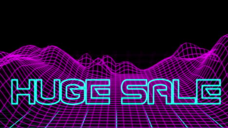 Huge-Sale-advertisement-in-Retro-Eighties-concept