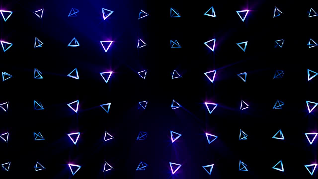 Geometric pyramid pattern. Pyramid dancing. Business symbol loop animation. Business network design.