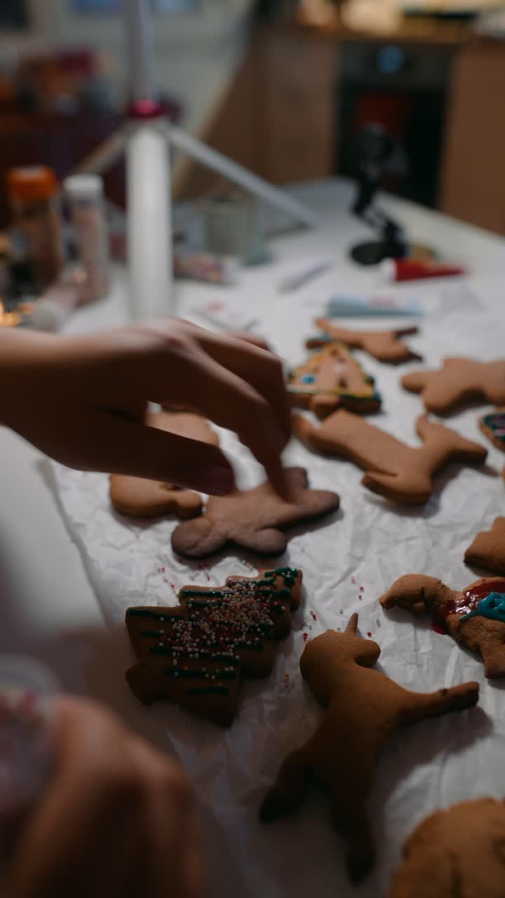 Decorating Gingerbread Cookies
