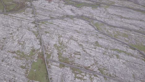 birds eye view of the iconic stonework of inisheer island