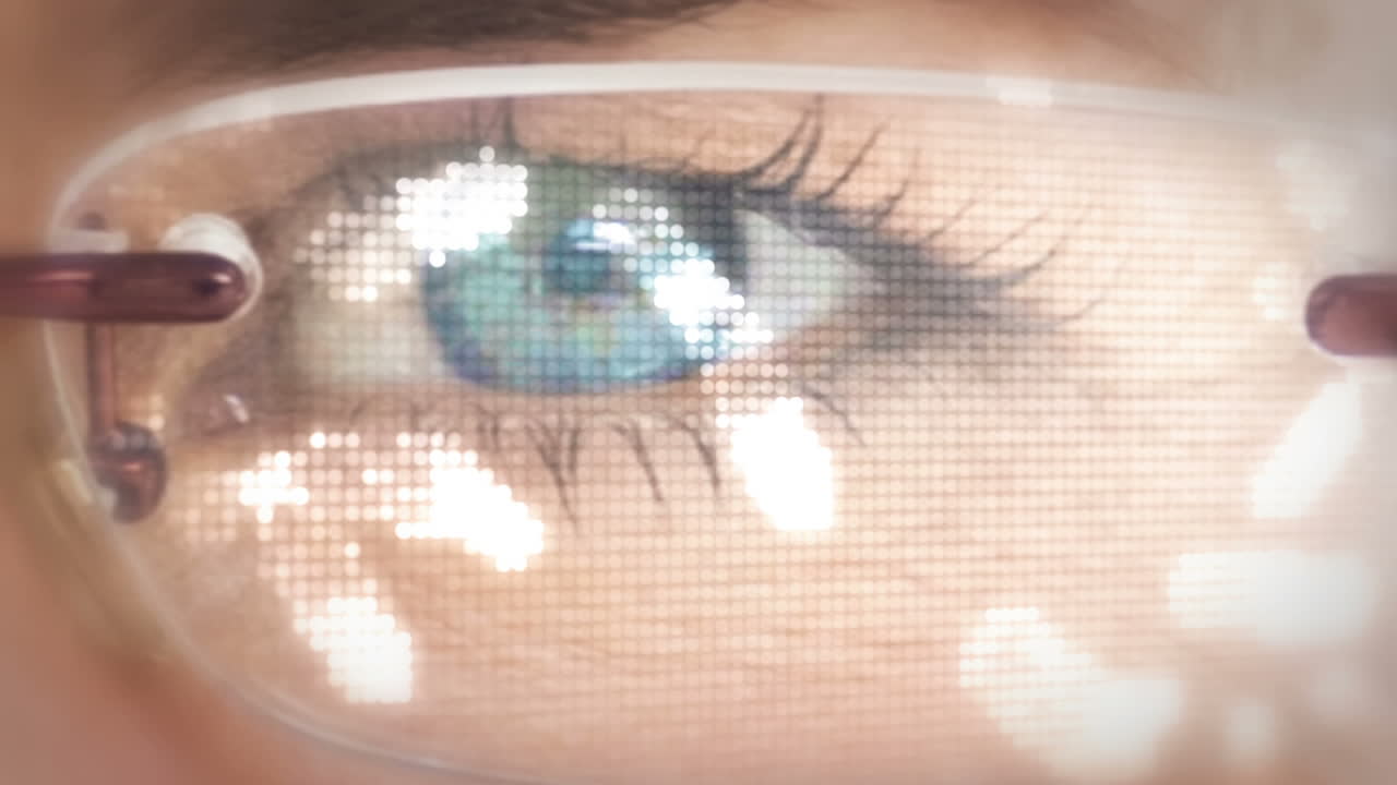 artículos de gafas digitales que caen