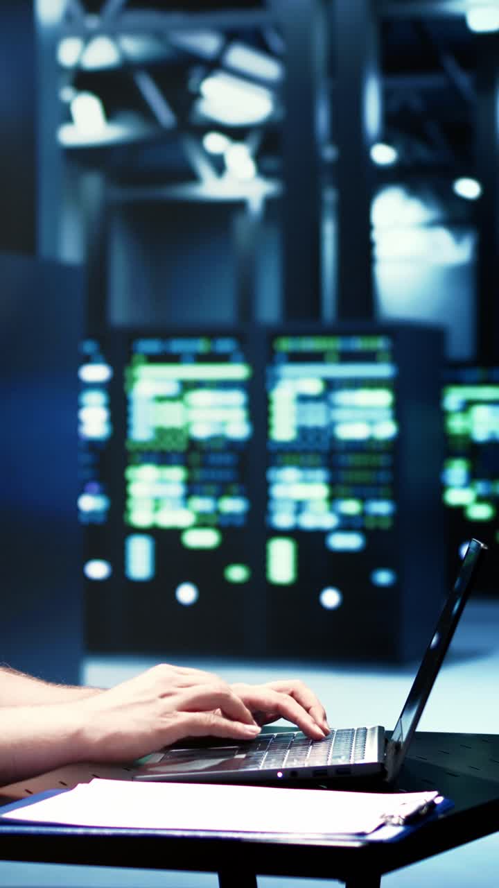 Vertical video Server clusters diagnostic test