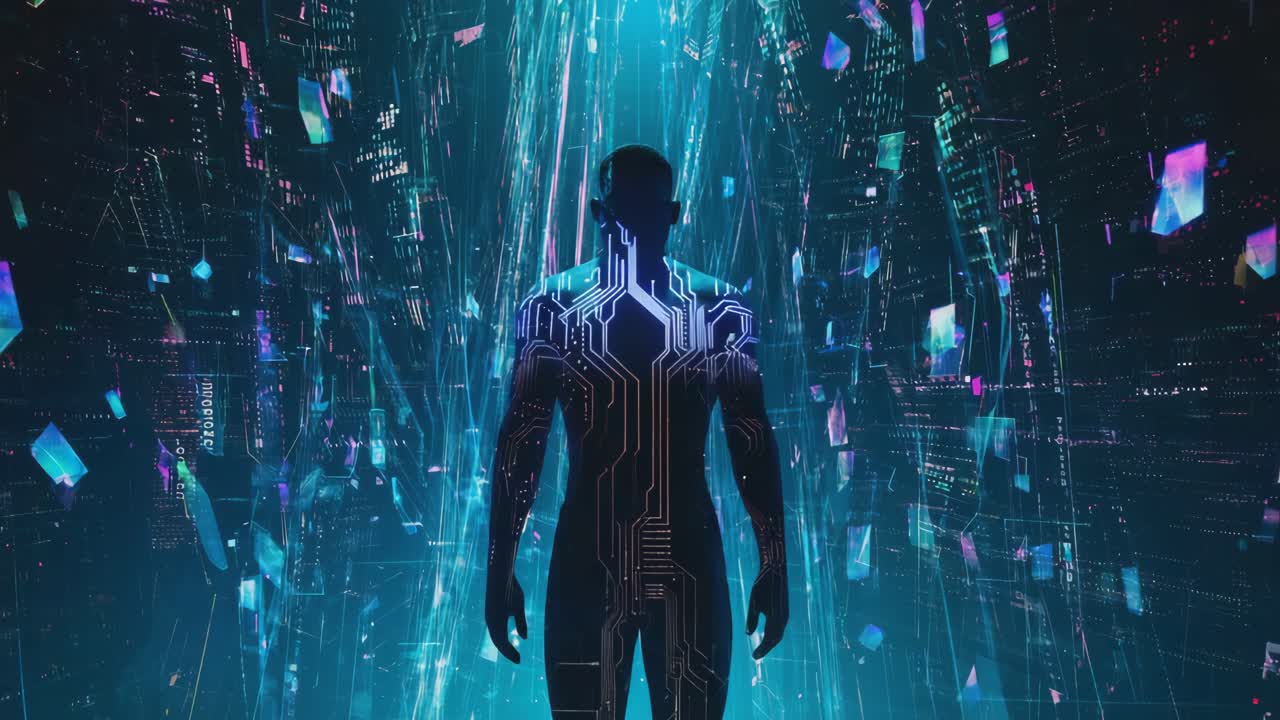 Digital Avatar in a Cyberpunk Matrix