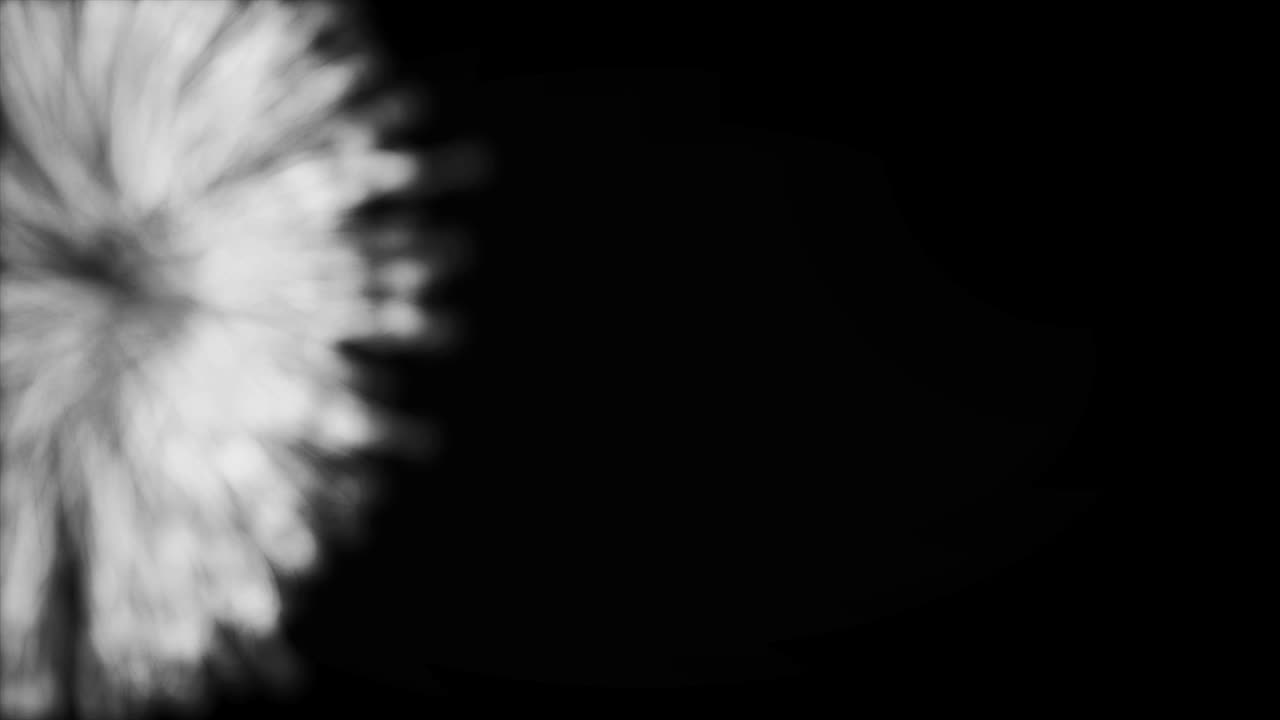 абстрактная темная жидкостная циклическая анимация темной поверхности потока чернил воды или масла, шелковой ткани с отражениями, размытием. волна и волна на темной поверхность. абстрактная краска щеткой формы белого чернила брызгания течет и стирания на черном фоне. абстрактный