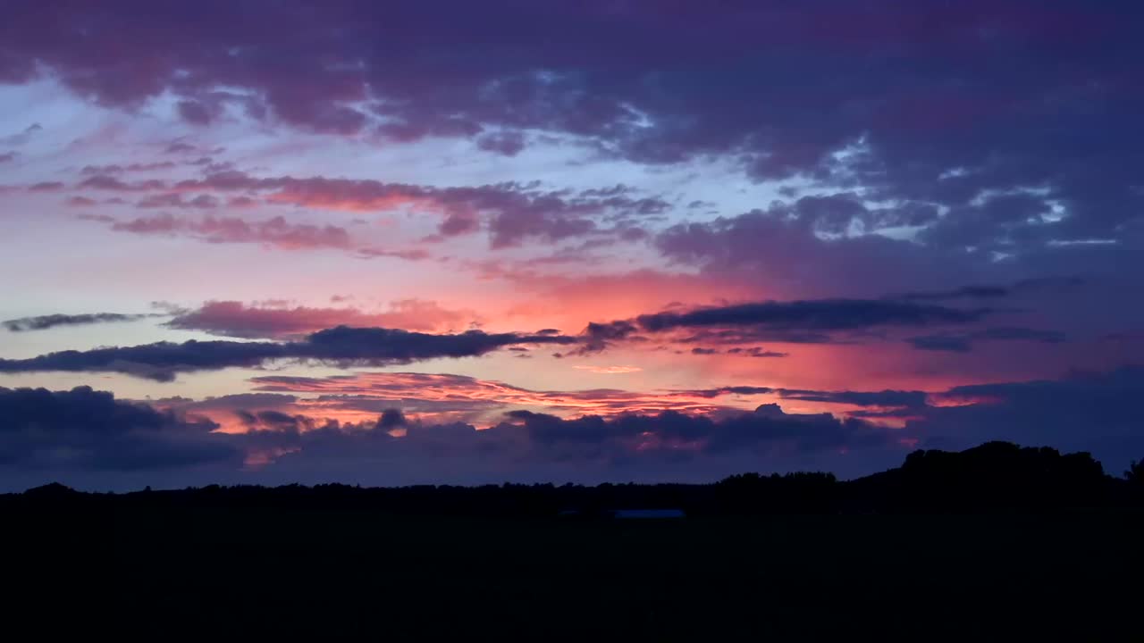 Timelapse of a very beautiful sunset in Denmark.