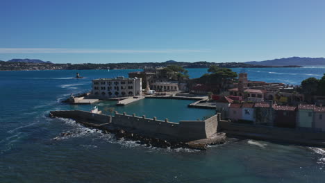 drone footage of bendor island in bandol france