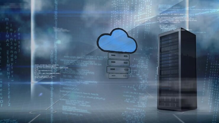 Animation of data processing over big data text and server
