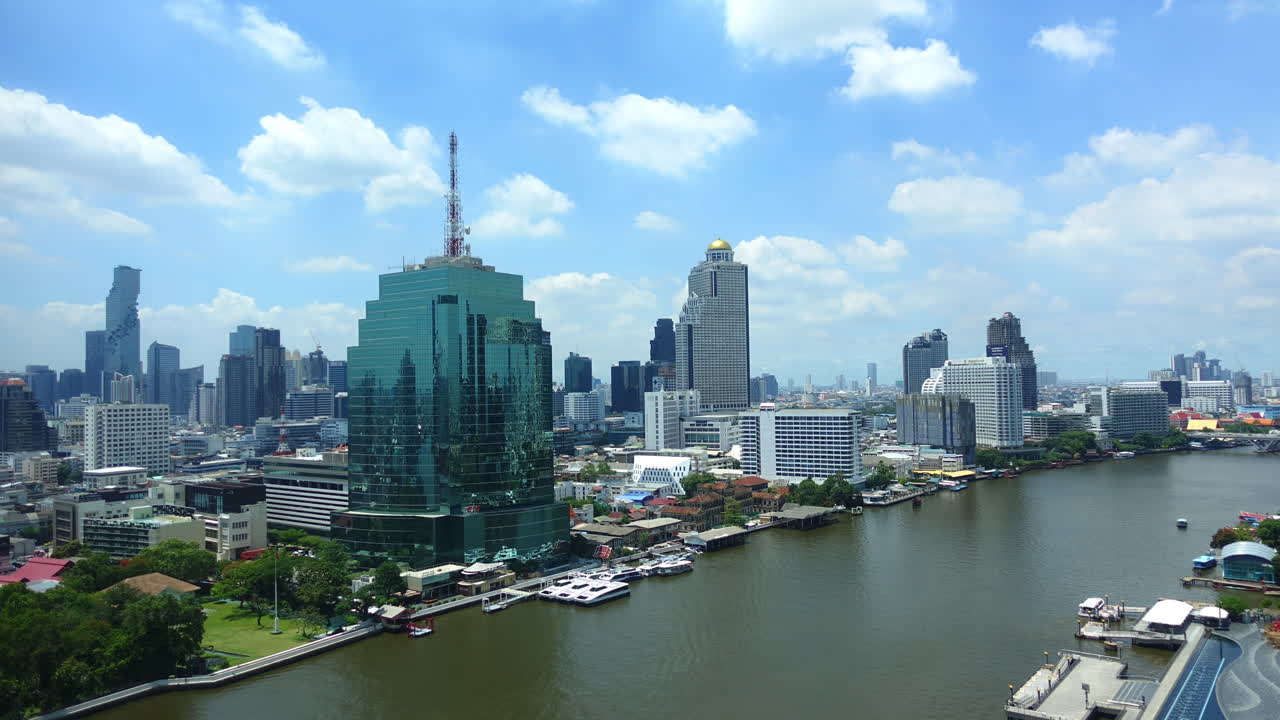 hermosa arquitectura de edificios alrededor de la ciudad de bangkok en tailandia