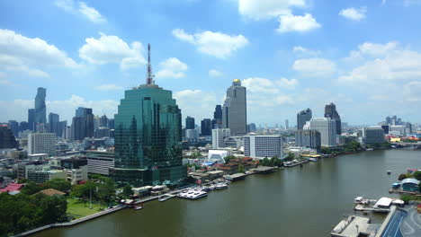 beautiful building architecture around bangkok city in thailand