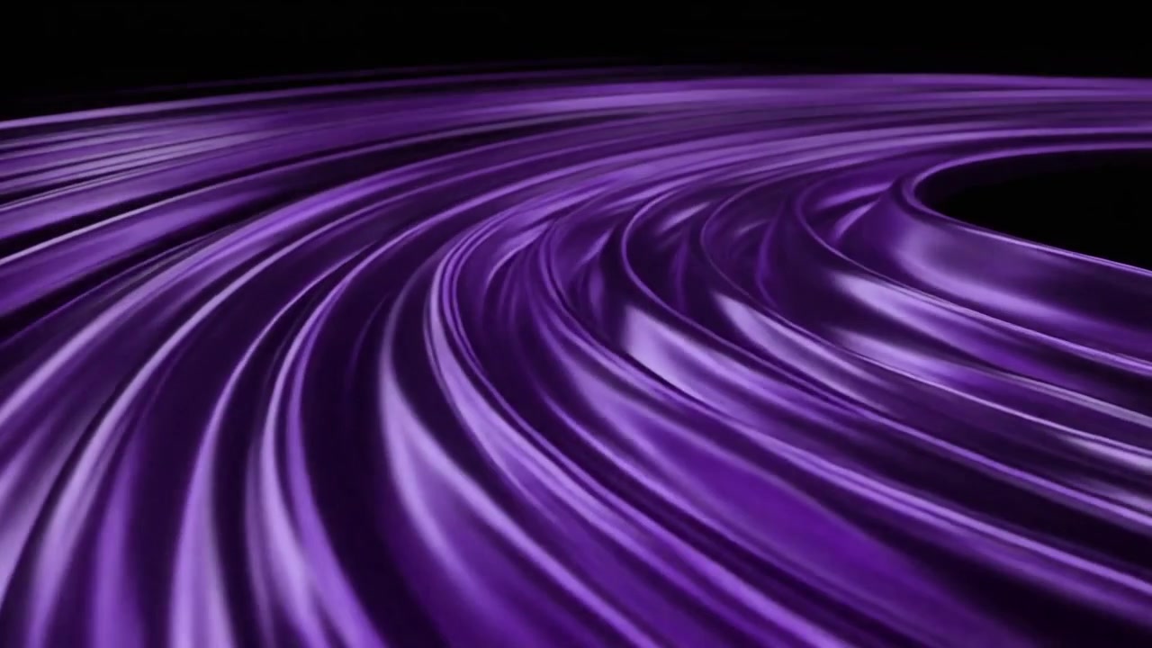 Abstract Purple Silk Fabric Flowing in Circular Motion