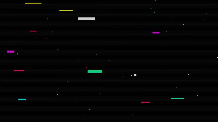 Abstract Digital Glitch Background with Colorful Flashing Lines