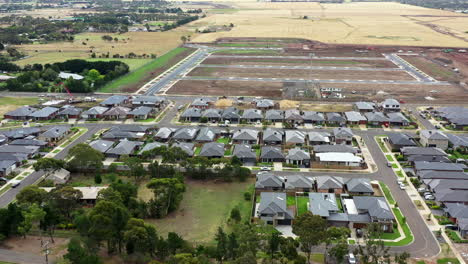 AERIAL-Newly-Developed-Housing-Estate-And-Land-Ready-For-New-Buildings