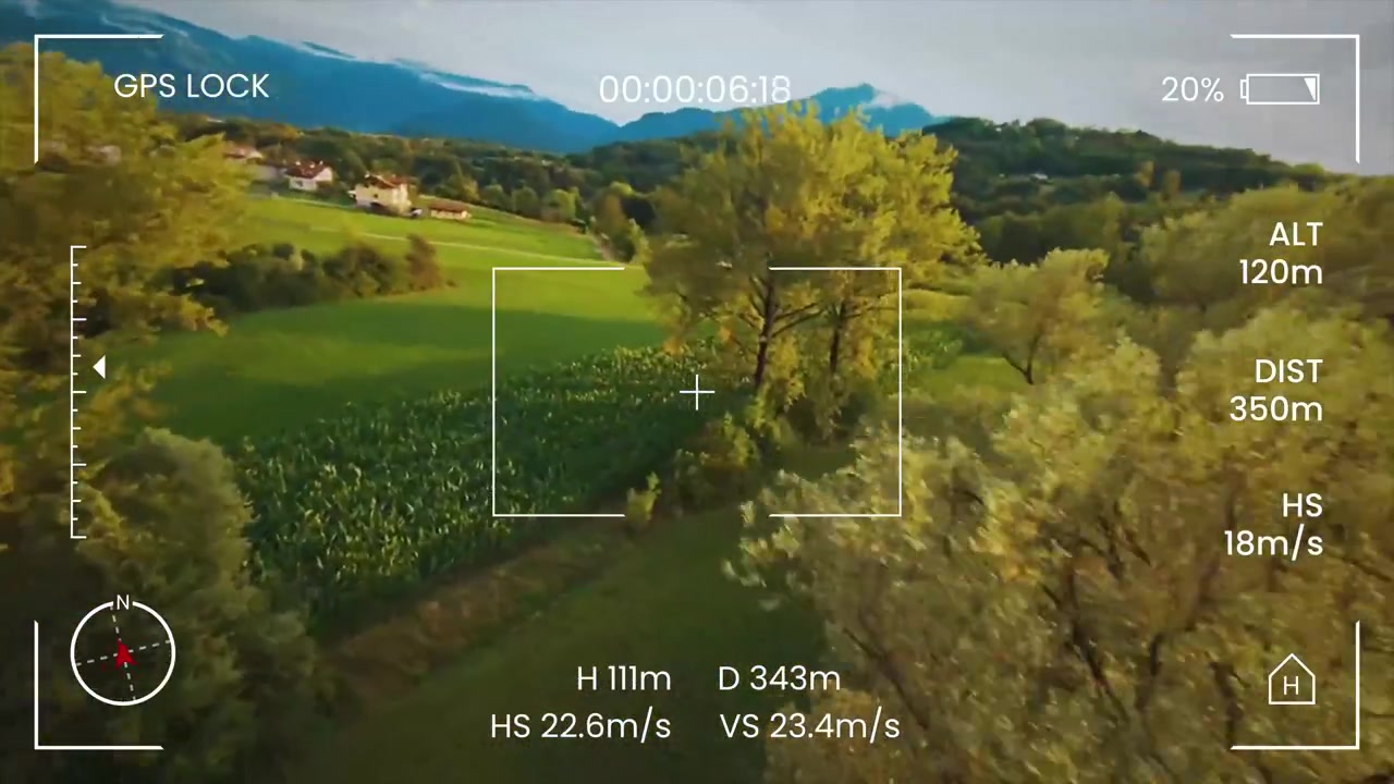 Cinematic Camera Overlays Pack After Effects Template with Viewfinder Recording Focus Zoom Interface Effects