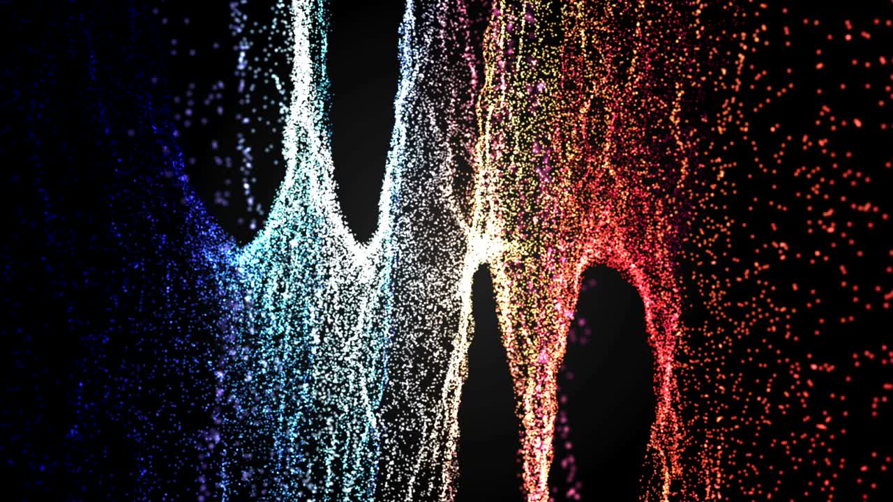 3d 렌더링 배경은 은 입자 문자열을 가지고 있습니다.