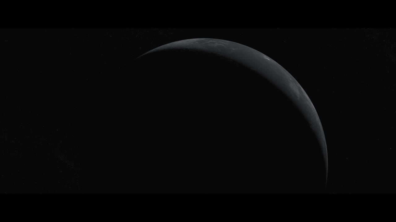 Moon viewed from space