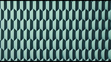 abstract repeating geometric teal pattern
