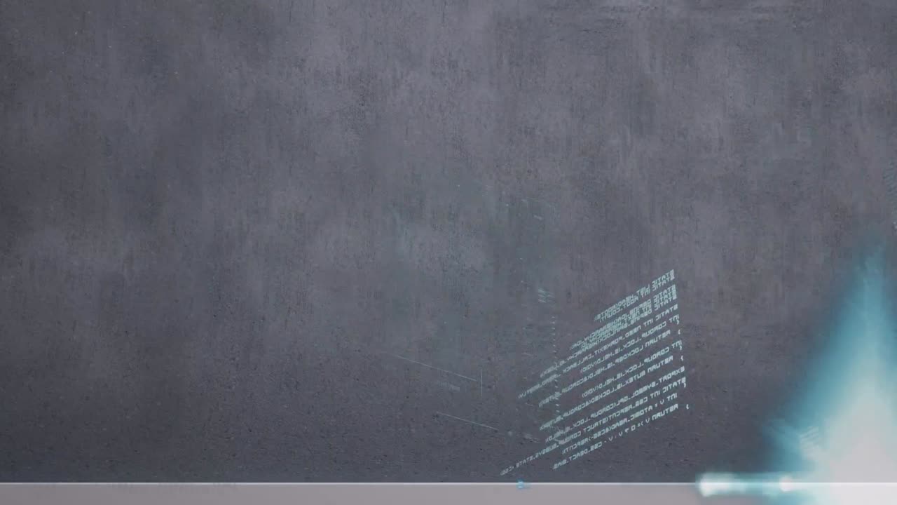 회색 배경에 금융 데이터 처리의 애니메이션