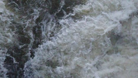 slow motion fast water stream, river stream
