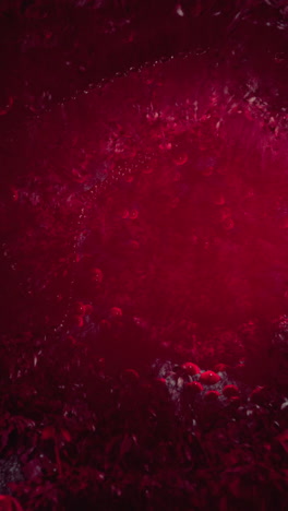 fondo rojo abstracto con patrón circular