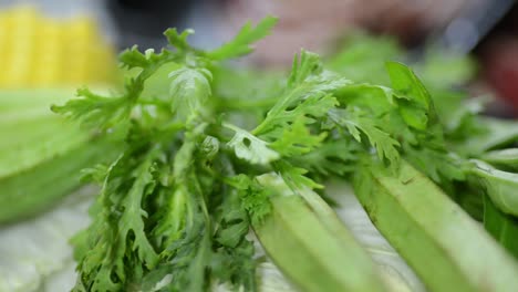 Raw-veggie-and-meat,-ingredients-for-a-delicious-meal---close-up