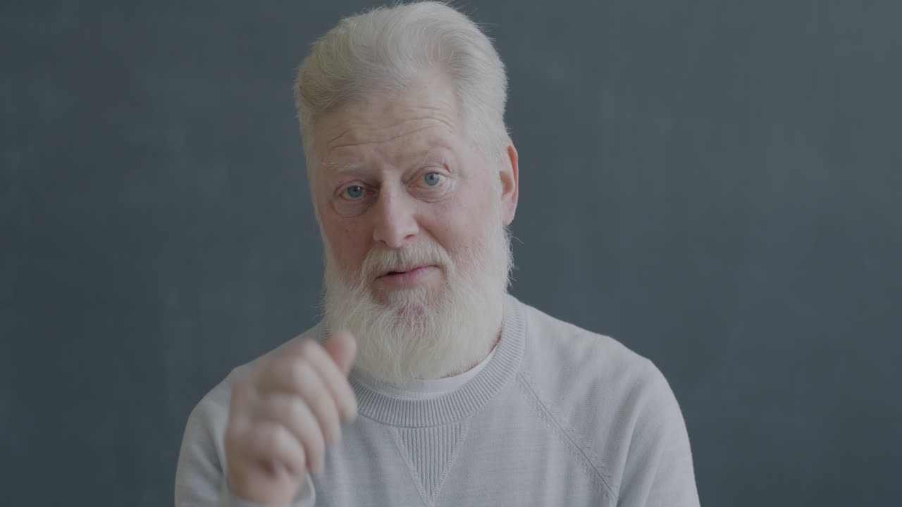 retrato de un hombre mayor