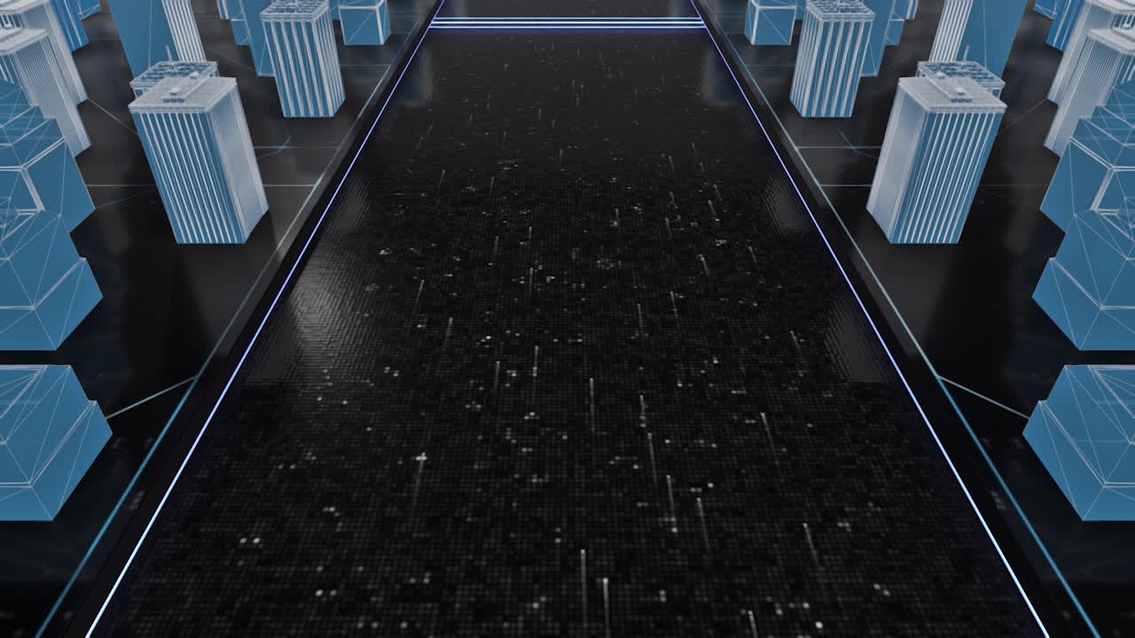 미래의 도시 도로