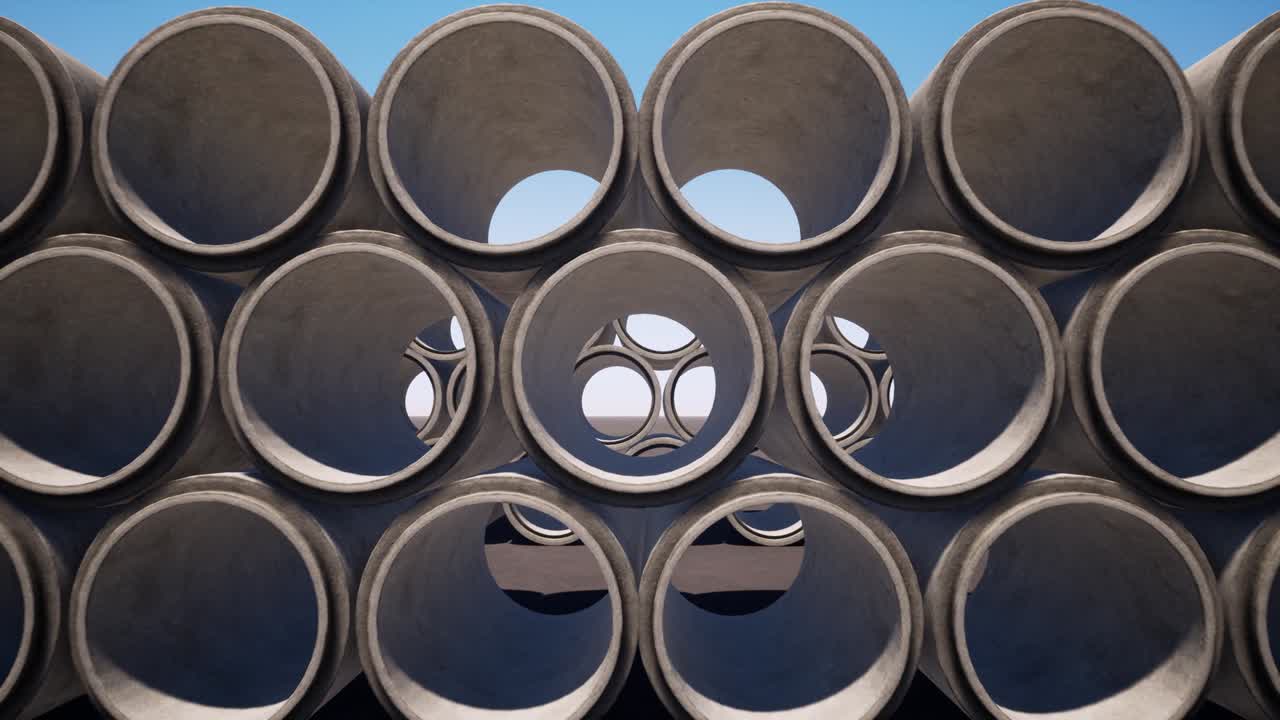 건설 현장에서의 콘크리트 건설 서클