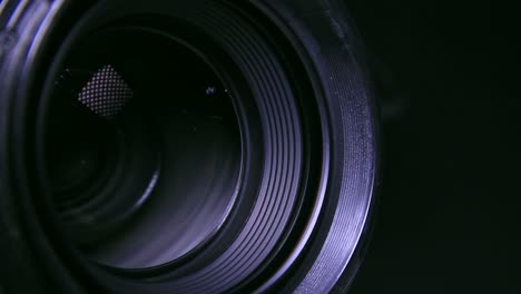 zooming video camera lens. macro close up-5