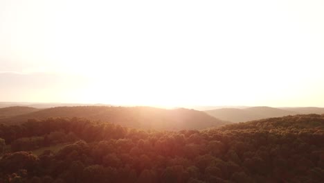 Sonnenuntergang-Berge-Von-Appalachia-Im-Sommer