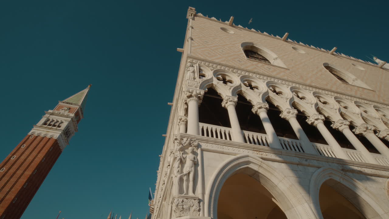 Doge's Palace and St. Mark's Campanile in Venice