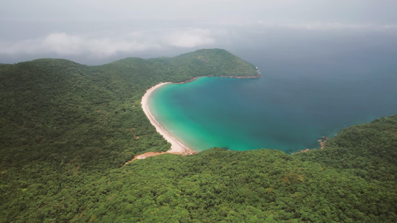 big island ilha grande 열대 해변, angra dos reis, 리오데자네이루, 브라질
