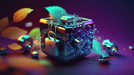 Colorful-3D-Illustration-of-Digital-Cyber-Security-for-Data-Internet-and-Network