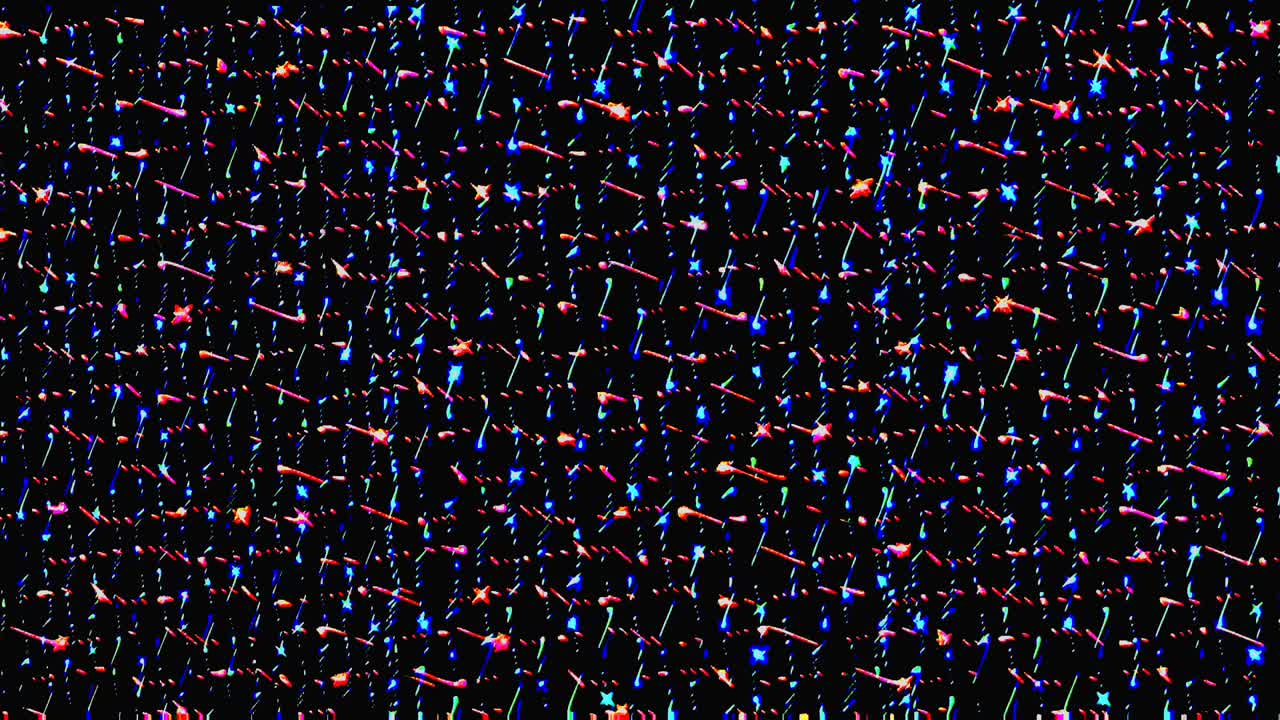 추상적인 빨간색, 노란색, 파란색 배경, 다채로운 텍스처의 3d 액체 선