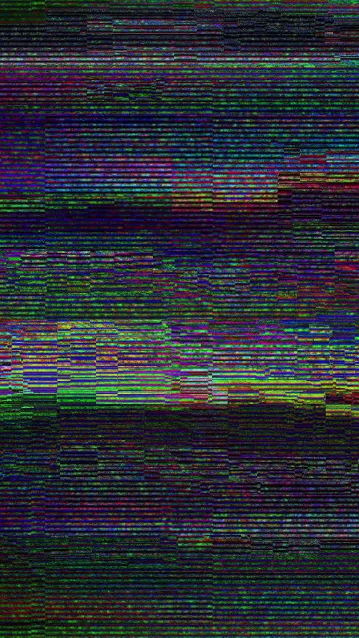 Sfondo Astratto Digitale con Glitch e Rumore Statico.