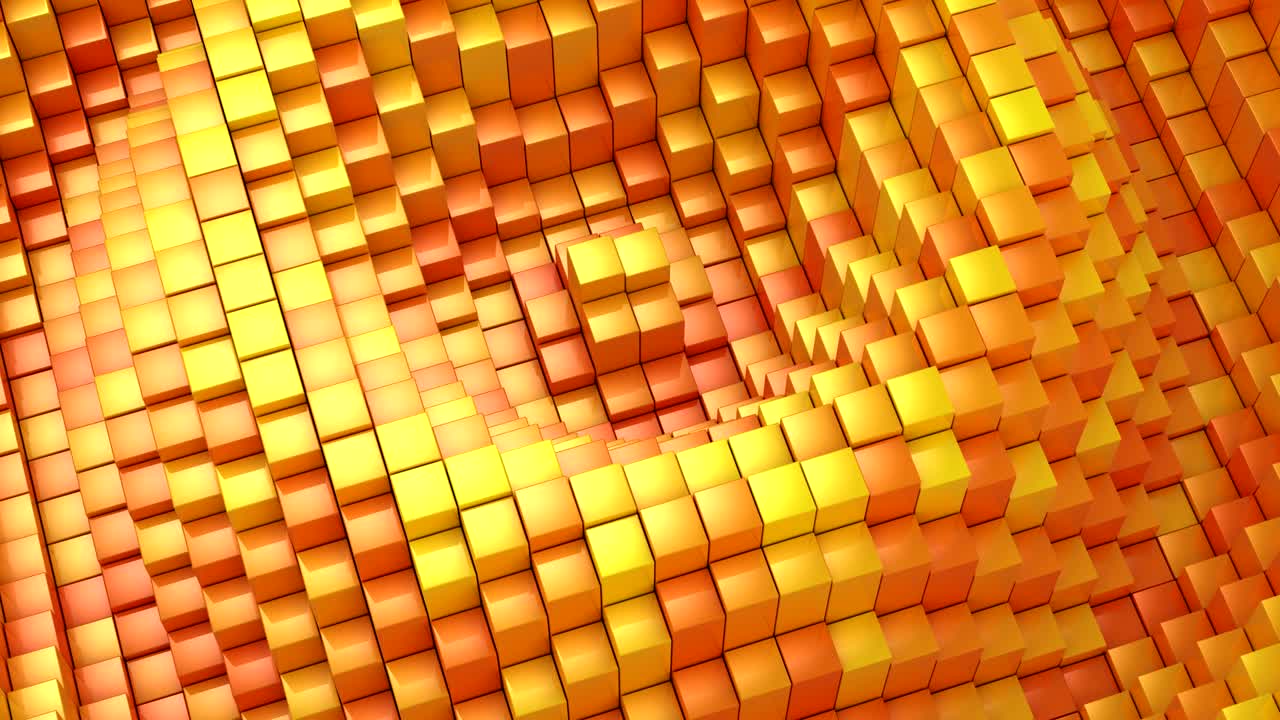 las cajas forman una onda