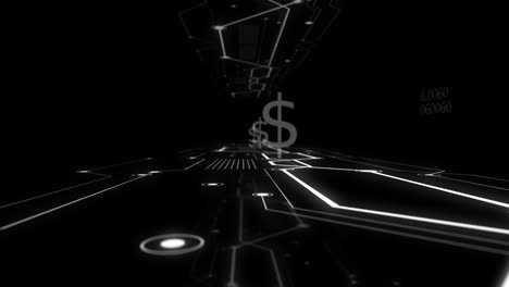 foreign currency exchange concept abstract zoom in video background.